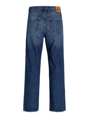 Mörkblå jeans i loose fit - EDDIE