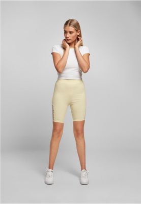 Short cycling pants with lace and high waist
