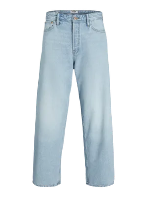 Ljusblå baggy fit jeans herr - ALEX