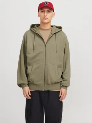 Faded Sweat Zip Hoodie