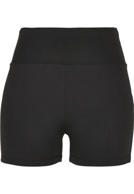 Short cycling pants with a high waist