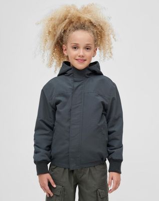 Windbreaker with fleece lining gray - Child
