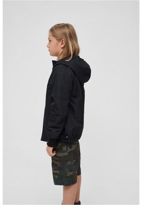 Windbreaker with fleece lining black - Child