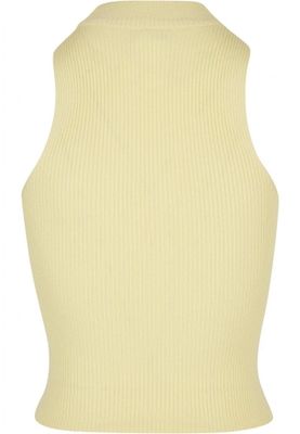 Ladies Short Rib Knit Turtleneck Top