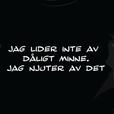 Dåligt minne