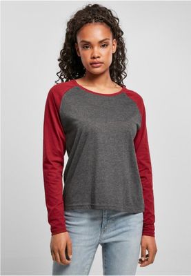 Long-sleeved top with raglan arm ladies