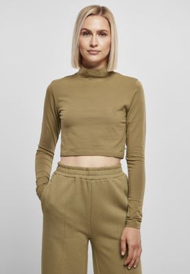 Organic Cropped Turtelneck Longsleeve