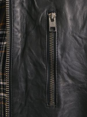 Leather jacket biker style Jack & Jones