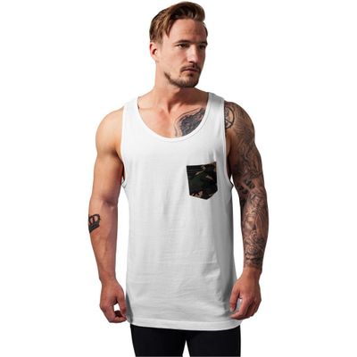 Contrast pocket jersey big tank