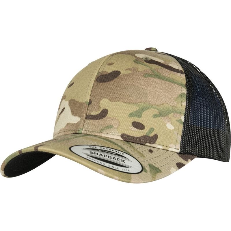 Camouflage trucker cap