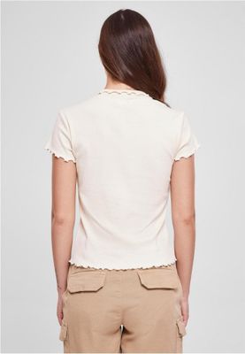 Ladies Rib Polo Tee