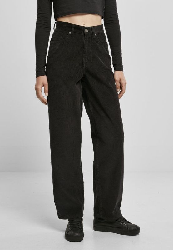 Ladies High Waist 90´S Wide Leg Corduroy Pants