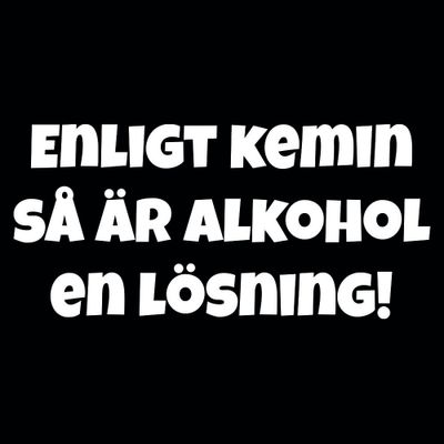 Alkohol är en lösning T-shirt
