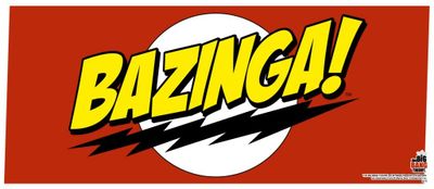 Bazinga mugg superlogo