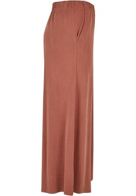Women's terracotta modal culottes