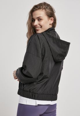 Shiny women's jacket in nylon