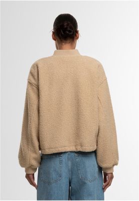 Ladies Structured Bomber Jacket Unionbeige