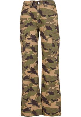 Byxor med camouflage mönster regular – green camo