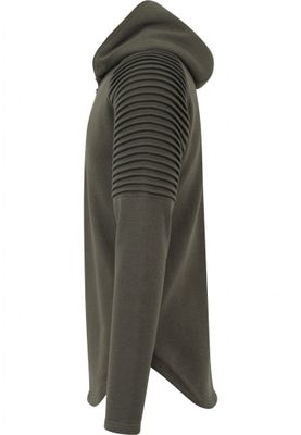Pleated hoodie