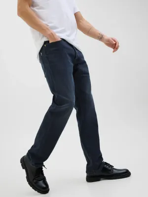 Jeans CLARK premium för herr regular – black denim