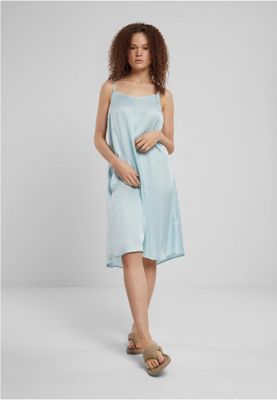 Slip dress in viscose satin