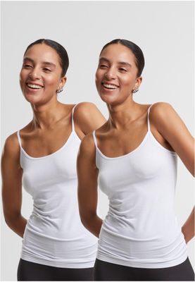 Mjuk Viskos Tank Top 2-Pack för Vardagligt Bruk