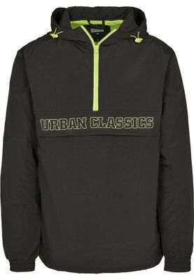 Contrast Pull Over Jacket