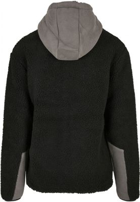 Hoodie with teddy fabric men