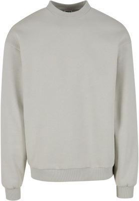 Tröja för herr med fluffy Crewneck – molnfärg