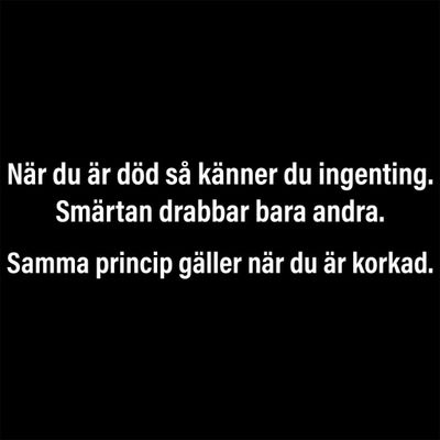När du är död