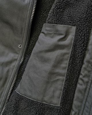 Men's teddy-lined jacket