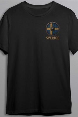 Sverige sköld T-shirt