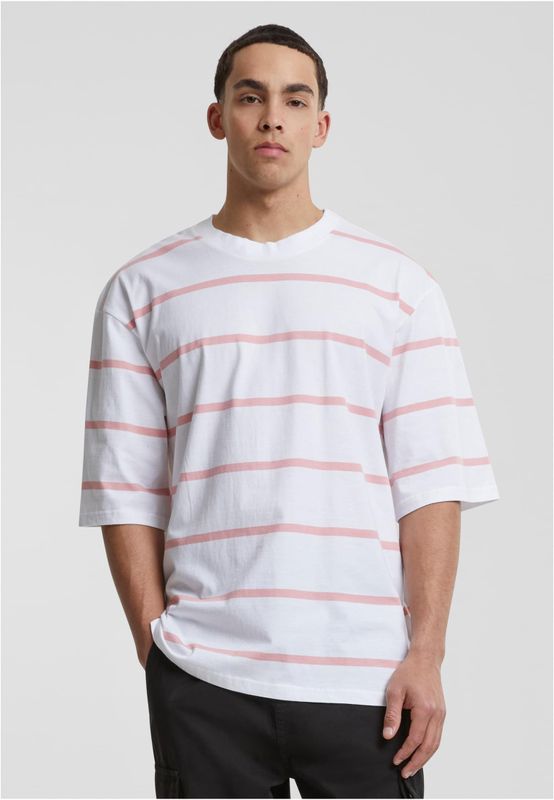 Oversized Sleeve Randig T-shirt