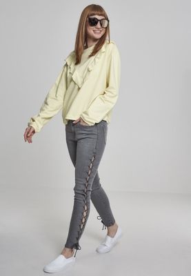 Sweatshirt with long bodice