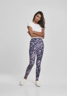 Høj leggings med batik mønster