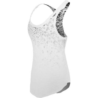 Ladies Long Leo Print Loose Tank
