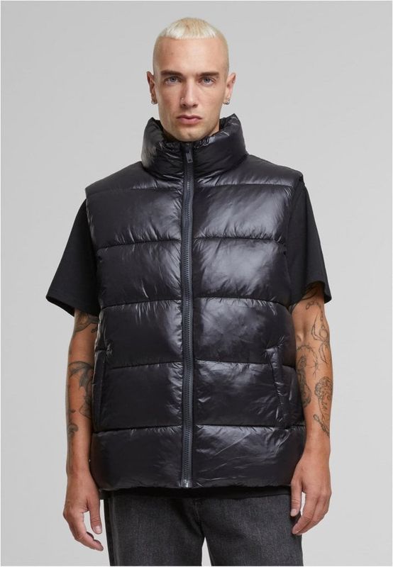 Stilfuld puffervest til mænd
