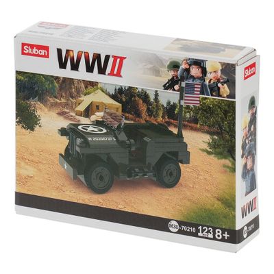 WWII Jeep US Army - Sluban - M38-70210