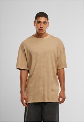 Tvättad Ribbad T-shirt