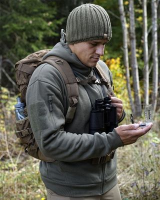 Tactical zipped hoodie