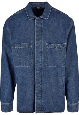 Oversized Denim Pocket Shirt
