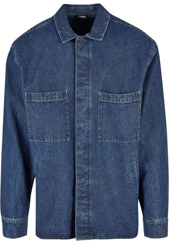 Oversized Denim Pocket Shirt