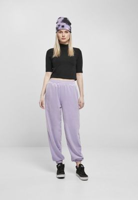 Ladies High Waist Ballon Velvet Sweat Pants