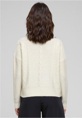 Cabel knitted sweatshirt lady