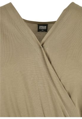 Short jumpsuit v-neck