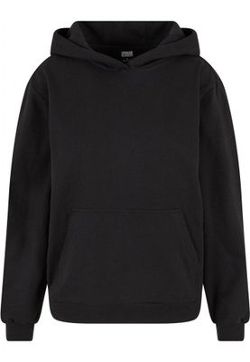 Ladies Loose Light Brushed Fleece Hoody