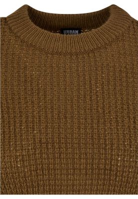 Short Waffle Sweater for Ladies