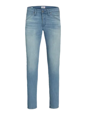 Ljusa stentvättade jeans slim fit - GLENN