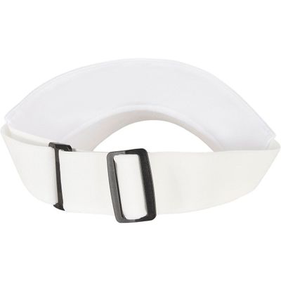 White visor cap