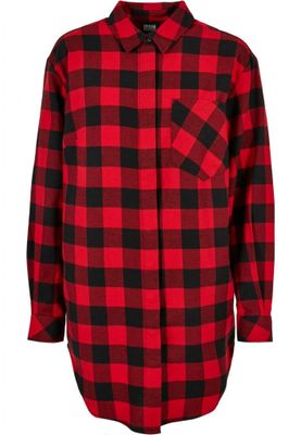 Oversize flannel dress - ladies